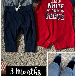 3 Month - Shoes and Outfit